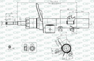 SAB841831 OPEN PARTS Амортизатор