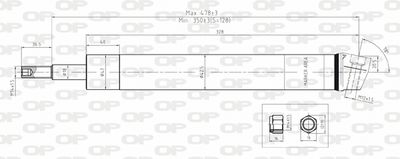 SAB808331 OPEN PARTS Амортизатор