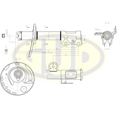 GSA339032 G.U.D. Амортизатор