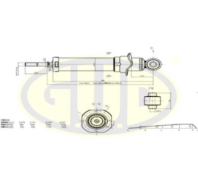 GSA341815 G.U.D. Амортизатор