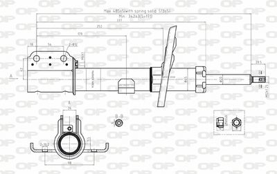 SAB809211 OPEN PARTS Амортизатор