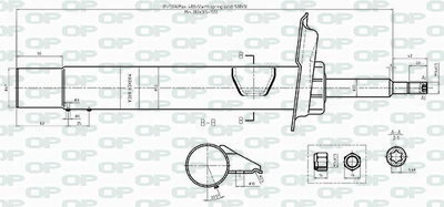 SAB843831 OPEN PARTS Амортизатор