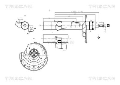 870516103 TRISCAN Амортизатор