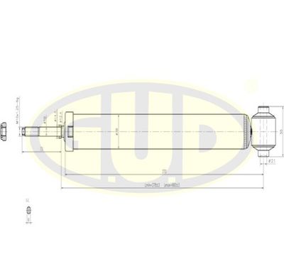 GSA348007 G.U.D. Амортизатор
