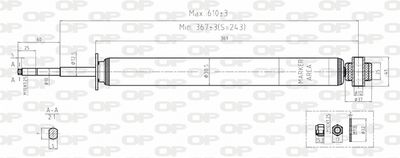 SAB818632 OPEN PARTS Амортизатор