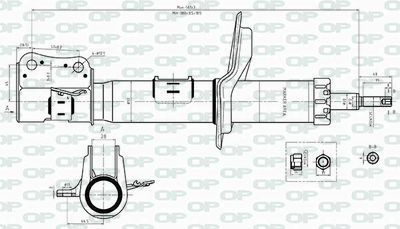 SAB836531 OPEN PARTS Амортизатор