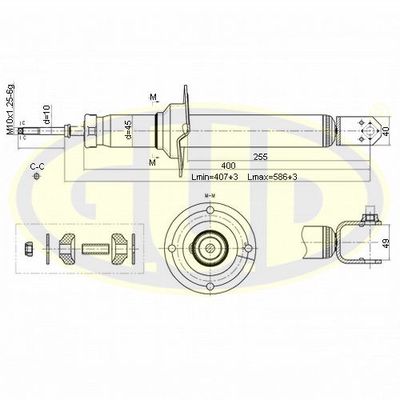 GSA340031 G.U.D. Амортизатор