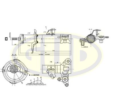 GSA331014 G.U.D. Амортизатор