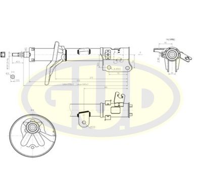 GSA339743 G.U.D. Амортизатор