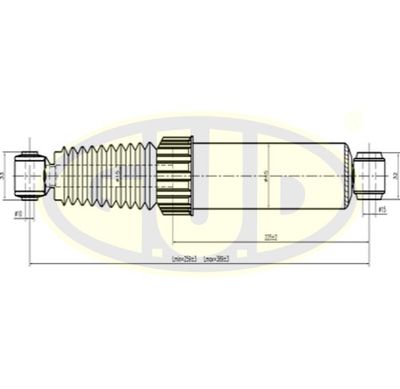 GSA553218 G.U.D. Амортизатор