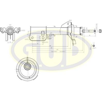 GSA334620 G.U.D. Амортизатор