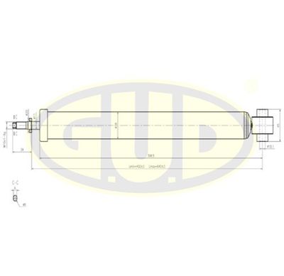 GSA343348 G.U.D. Амортизатор