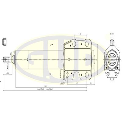 GSA335810 G.U.D. Амортизатор