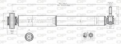 SAB805732 OPEN PARTS Амортизатор