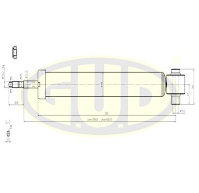 GSA341814 G.U.D. Амортизатор