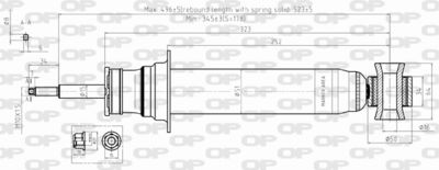SAB840531 OPEN PARTS Амортизатор