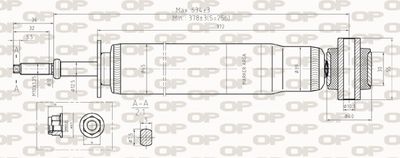 SAB825932 OPEN PARTS Амортизатор