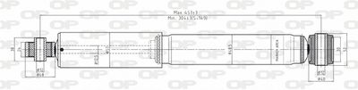 SAB808932 OPEN PARTS Амортизатор