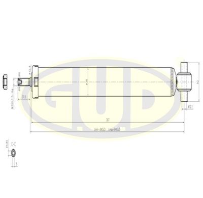 GSA343459 G.U.D. Амортизатор