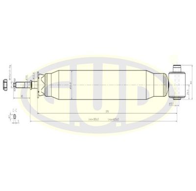 GSA345027 G.U.D. Амортизатор