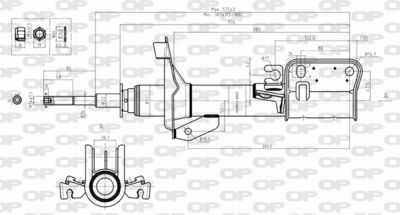 SAB832731 OPEN PARTS Амортизатор