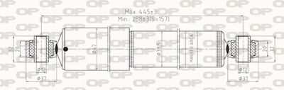 SAB826332 OPEN PARTS Амортизатор