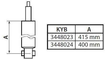 3448023 KYB Амортизатор