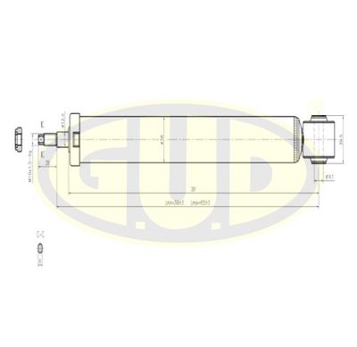 GSA348032 G.U.D. Амортизатор