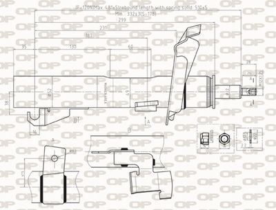 SAB849031 OPEN PARTS Амортизатор