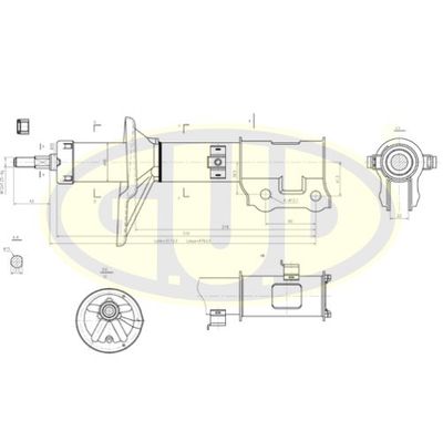 GSA333305 G.U.D. Амортизатор