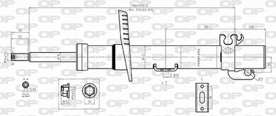 SAB858531 OPEN PARTS Амортизатор