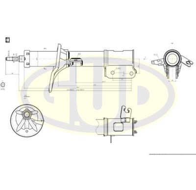 GSA334500 G.U.D. Амортизатор