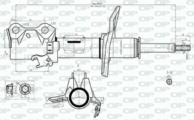 SAB855931 OPEN PARTS Амортизатор