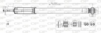 SAB819232 OPEN PARTS Амортизатор