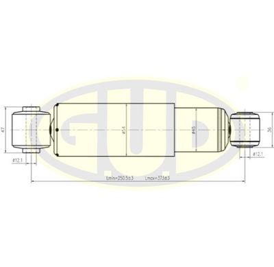 GSA349098 G.U.D. Амортизатор