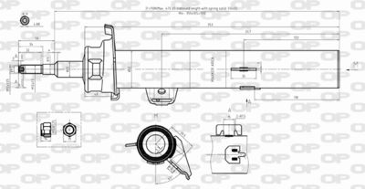 SAB839831 OPEN PARTS Амортизатор