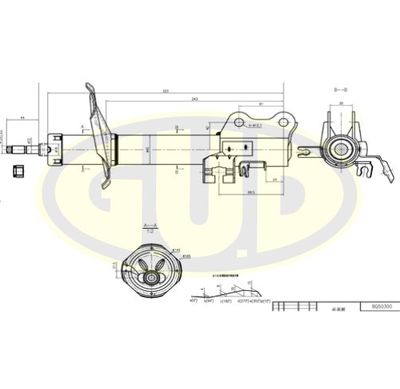 GSA333311 G.U.D. Амортизатор