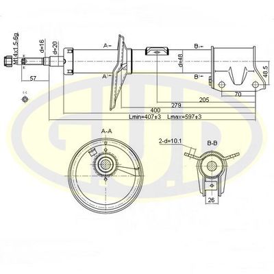 GSA338737 G.U.D. Амортизатор