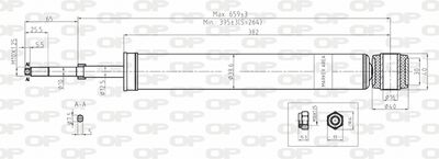 SAB808632 OPEN PARTS Амортизатор