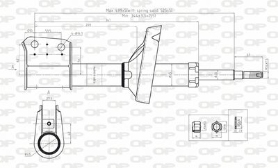 SAB812231 OPEN PARTS Амортизатор