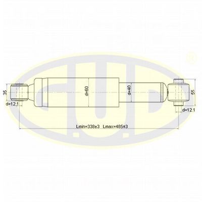 GSA553339 G.U.D. Амортизатор