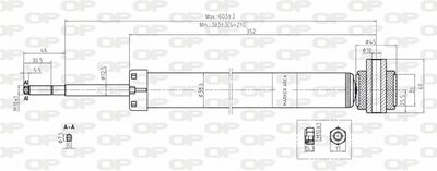 SAB807932 OPEN PARTS Амортизатор