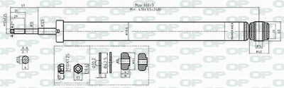 SAB852932 OPEN PARTS Амортизатор