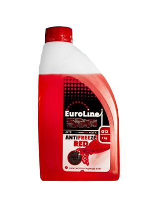 Антифриз EUROLINE EUROLINE RED G12 LL (КРАСНЫЙ) 0,91 Л1 КГ