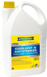 Охлаждающая жидкость Ravenol TTC - Protect C11 Premix -40C 5л