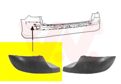 4042557 VAN WEZEL Облицовка, бампер Ван wезел 4042557