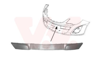 3752580 VAN WEZEL Облицовка, бампер Ван wезел 3752580