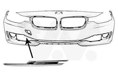 0670482 VAN WEZEL Облицовка, бампер Ван wезел 0670482