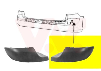 4042558 VAN WEZEL Облицовка, бампер Ван wезел 4042558