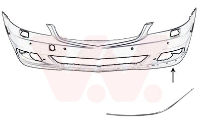 3047581 VAN WEZEL Облицовка, бампер Ван wезел 3047581